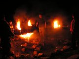Slavnostní zapalování táborového ohně